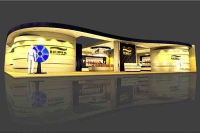 上海房产展会设计案例展示-金隅观澜展台设计案例欣赏